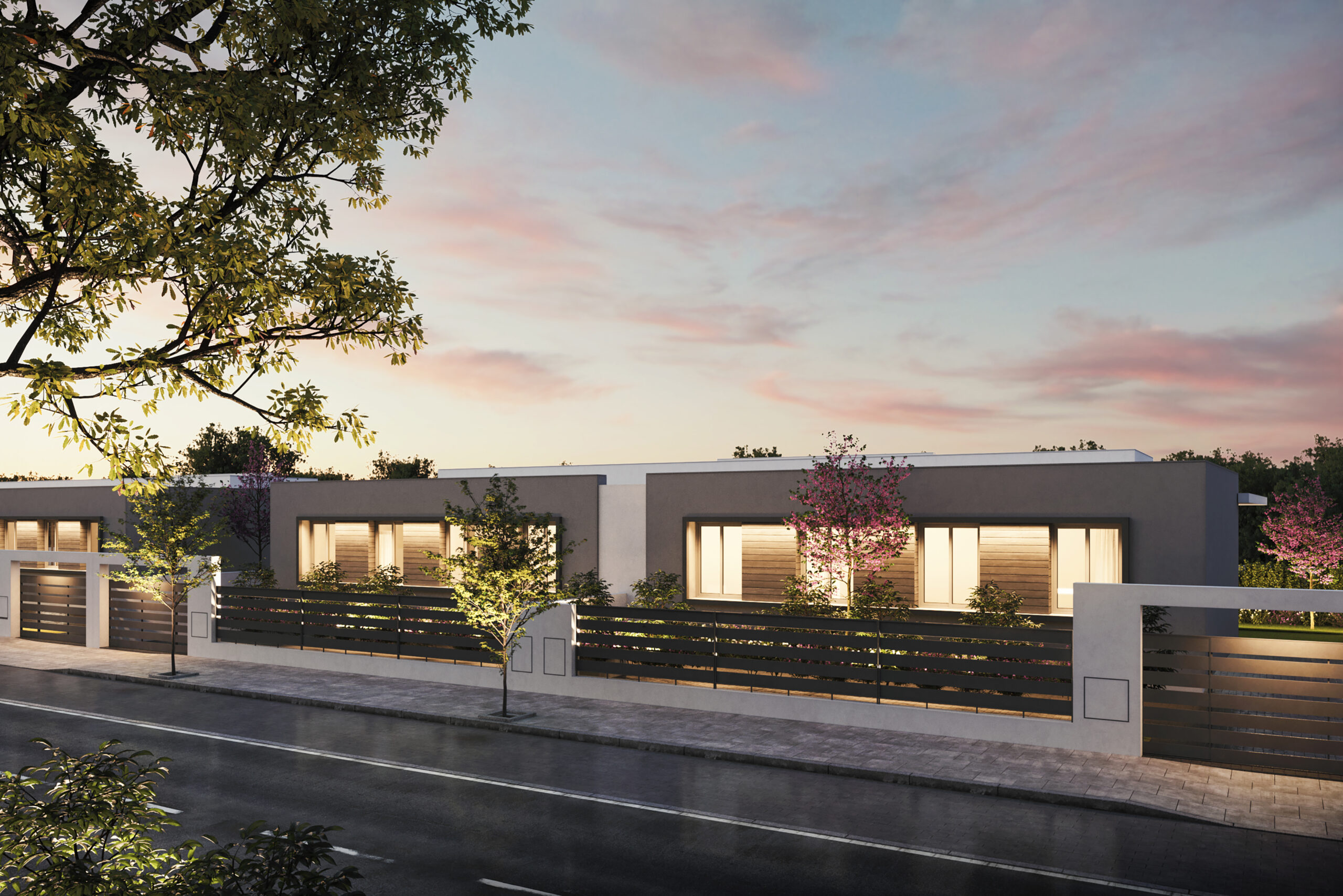 Imagen de Pareada Exterior Calle Noche Hd